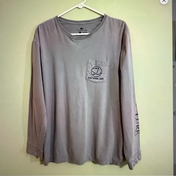 Southern Lure Cranky Long Sleeve Shirt with Fish Graphic - Picture 2 of 7